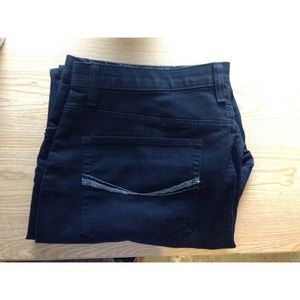 Merona black straight leg jeans