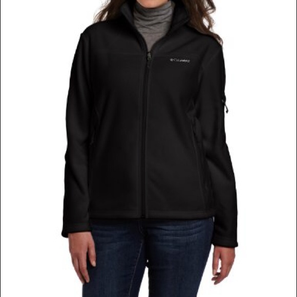 black Columbia fleece