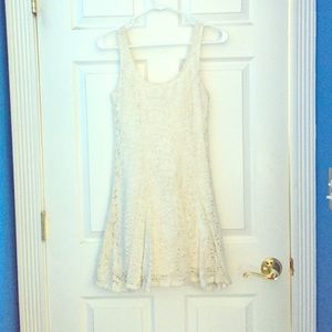 White lace dress