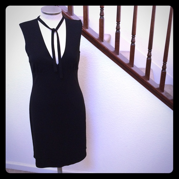 Max Studio Dresses & Skirts - Tie-neck LBD by Max Studio