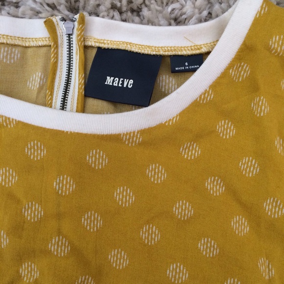 SOLD!! Mustard Maeve 3/4 Length Blouse - Picture 3 of 4