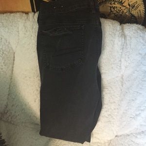 Ripped skinny jeans!