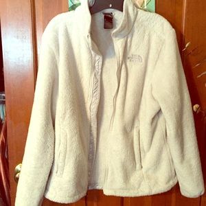 North face fuzzy fleece