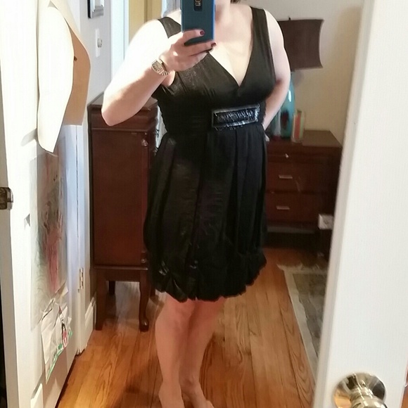 BCBG Sexy black evening dress