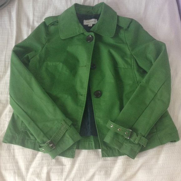 Merona Pea Coat-Kelly Green- Size S
