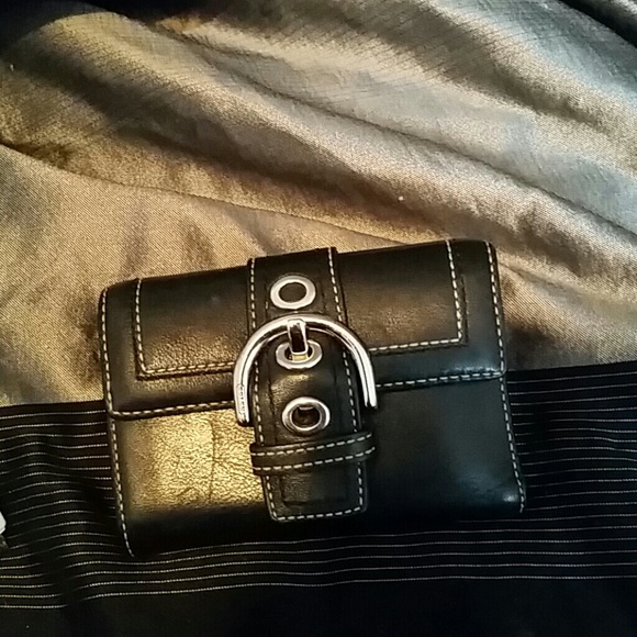 Coach black wallet