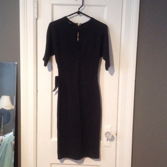 Sexy Hunter green bebe dress