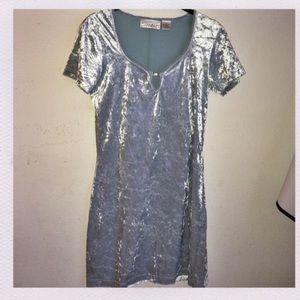 Baby blue 90s like dress