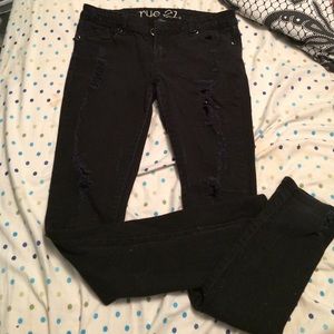 Rue 21 black skinny jeans.