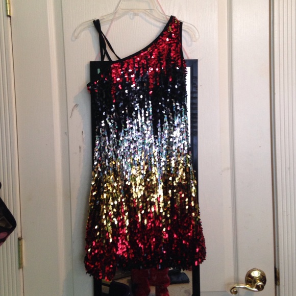 Sequined dance costume