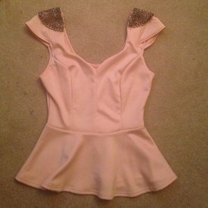Charlotte Russe Peplum Top