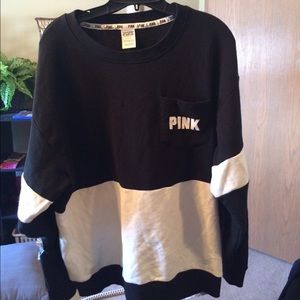PINK crew neck sweatshirt