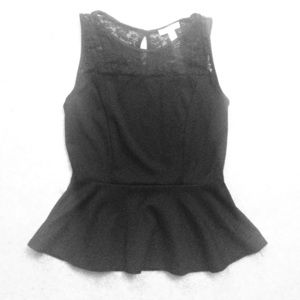 Charlotte Russe Peplum Tank Top