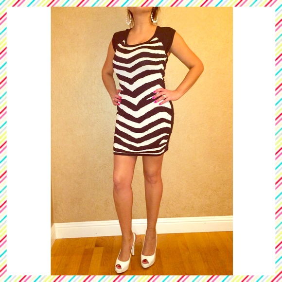 Forever 21 Zebra Print Dress