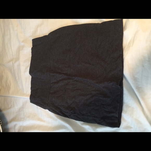 dark grey pencil skirt