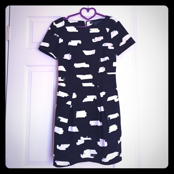 Black/white dress by French Connection. Like new!