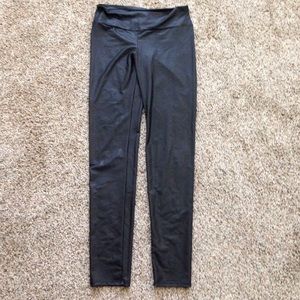 Leather like leggings