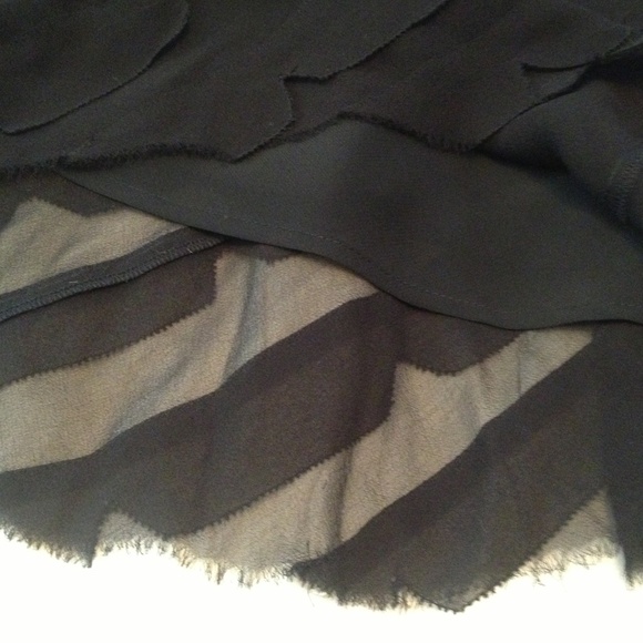 Anne Klein Ruffled Chiffon Dress - Picture 2 of 4