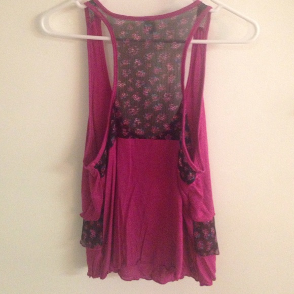 Pink Ruffle Top - Picture 2 of 4