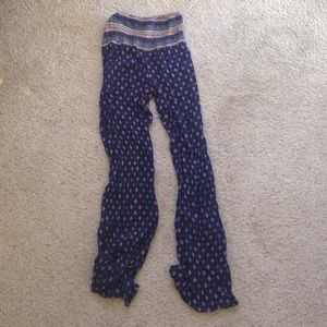 High waisted hippie pants