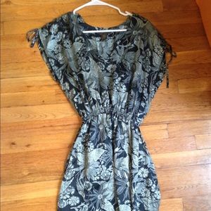 Banana Republic Navy Silk Dress