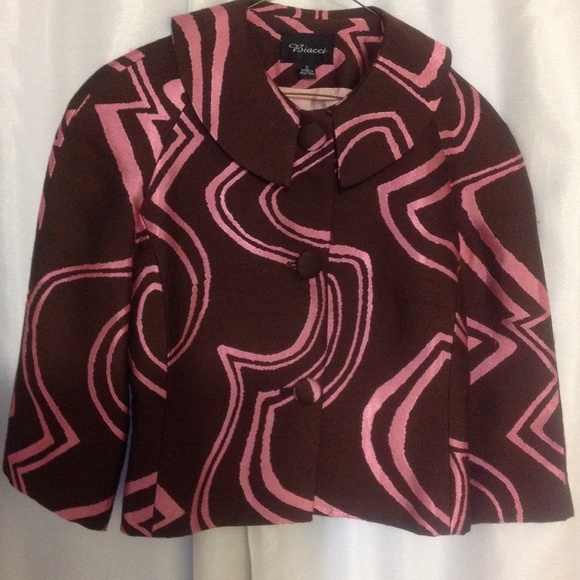 Brown & Pink Blazer