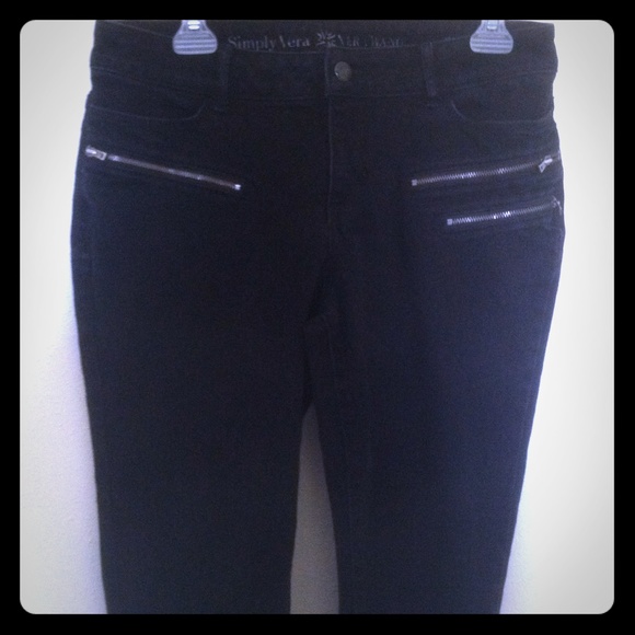 Simply Vera black skinny jeans