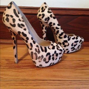 Steve Madden Leopard Print Heels