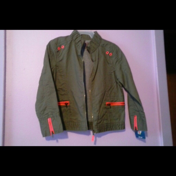 genuine kids from Oshkosh jacket Vermont green 4t