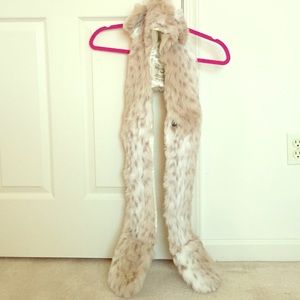REDUCED Original Authentic Snow Leopard Spirithood