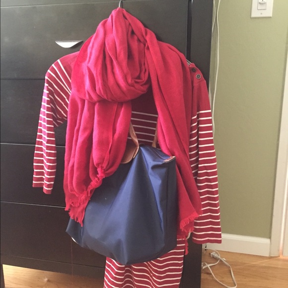 Maternity Red and White stripe dress