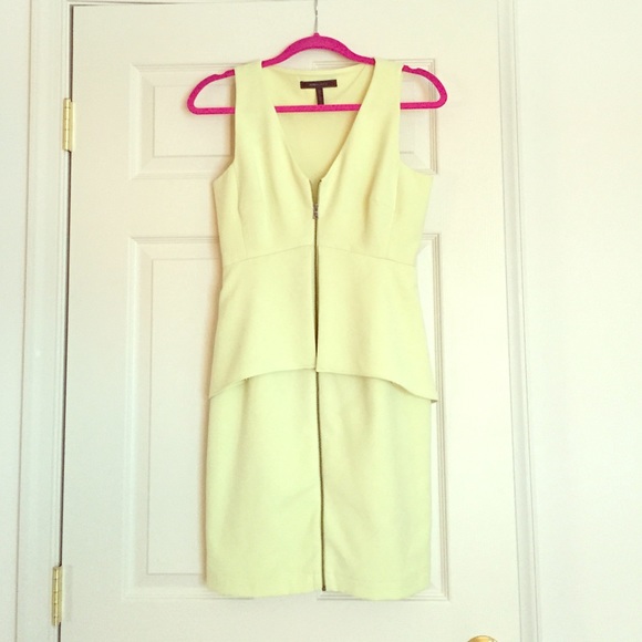 REDUCED Green Peplum BCBG Max Azria dress Like New