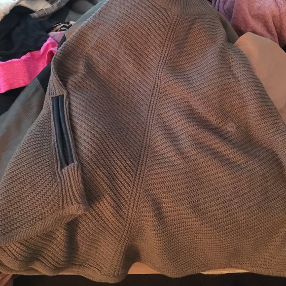 Grey Poncho