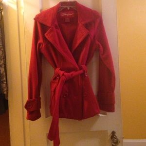 Red Peacoat