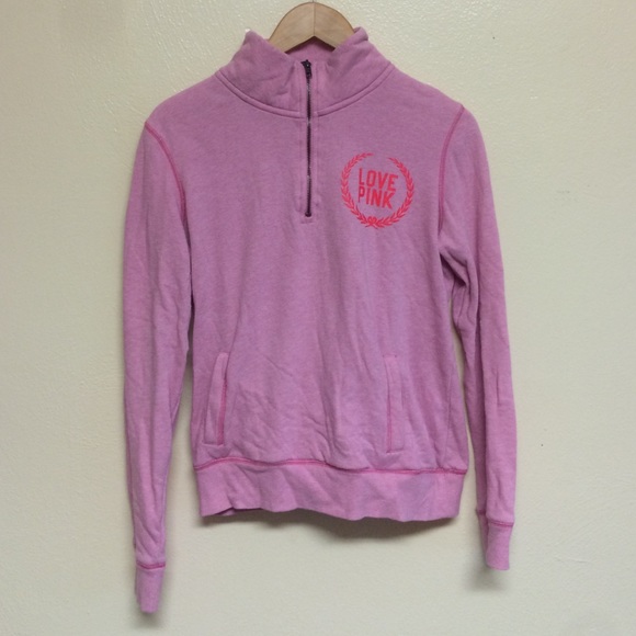 Size small VS pink half zip!