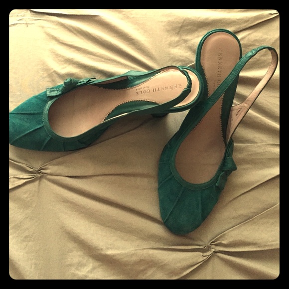 Suede Kenneth Cole Slingback Wedges
