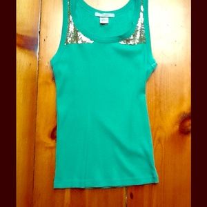 Joyann Sequin Tank Size Medium