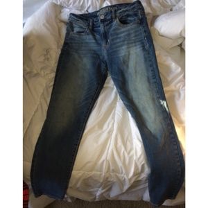 American Eagle jeans & floral shorts bundle