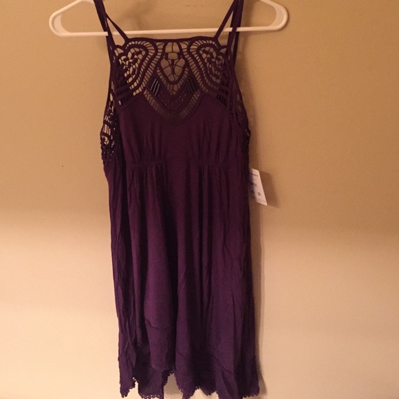 Free people dark purple dress