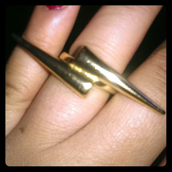 Two way spike ring **Gold**