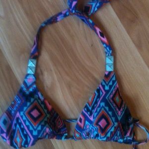 Tribal Print Bikini Top