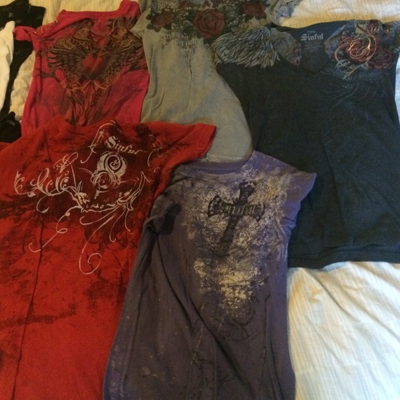 Sinful/brad butter shirts will bundle