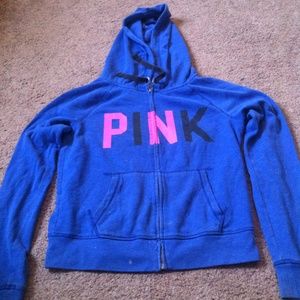 Pink zip-up jacket
