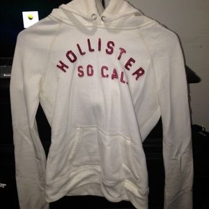 White hollister jacket