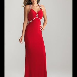 Red prom/formal dress