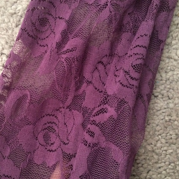 Purple Flower Laced Ruffle jacket - Picture 2 of 4