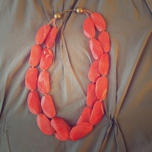 Coral Stone Necklace