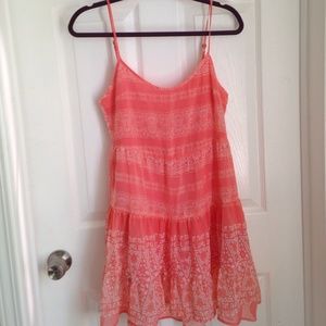 O'neill coral flowy dress