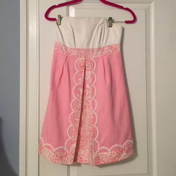 Lilly Pulitzer strapless dress