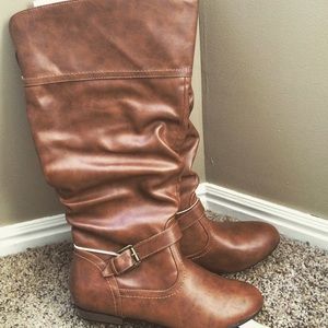 ❌SOLD❌Tan Extended Calf Boots!